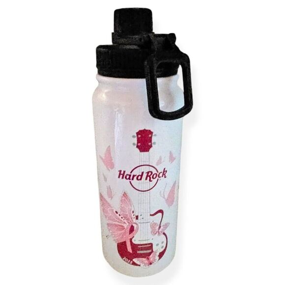 Hard Rock Cafe 2022 PINKTOBER Hard Rock‎ Heals Foundation Water/Beverage  Bottle - Picture 1 of 8